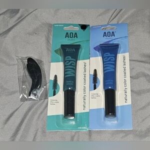 Green & Blue Colored Mascara + Foldable Metal Lash Separator BNIB
